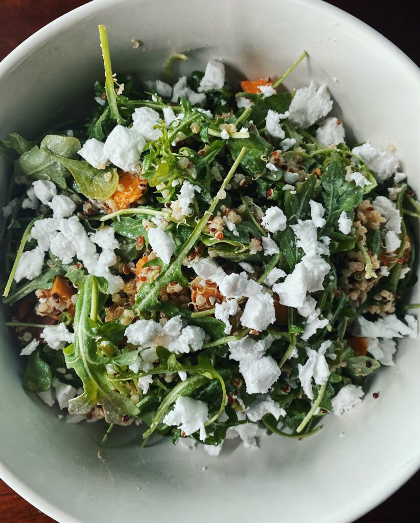 Sweet Potato and Arugula Salad